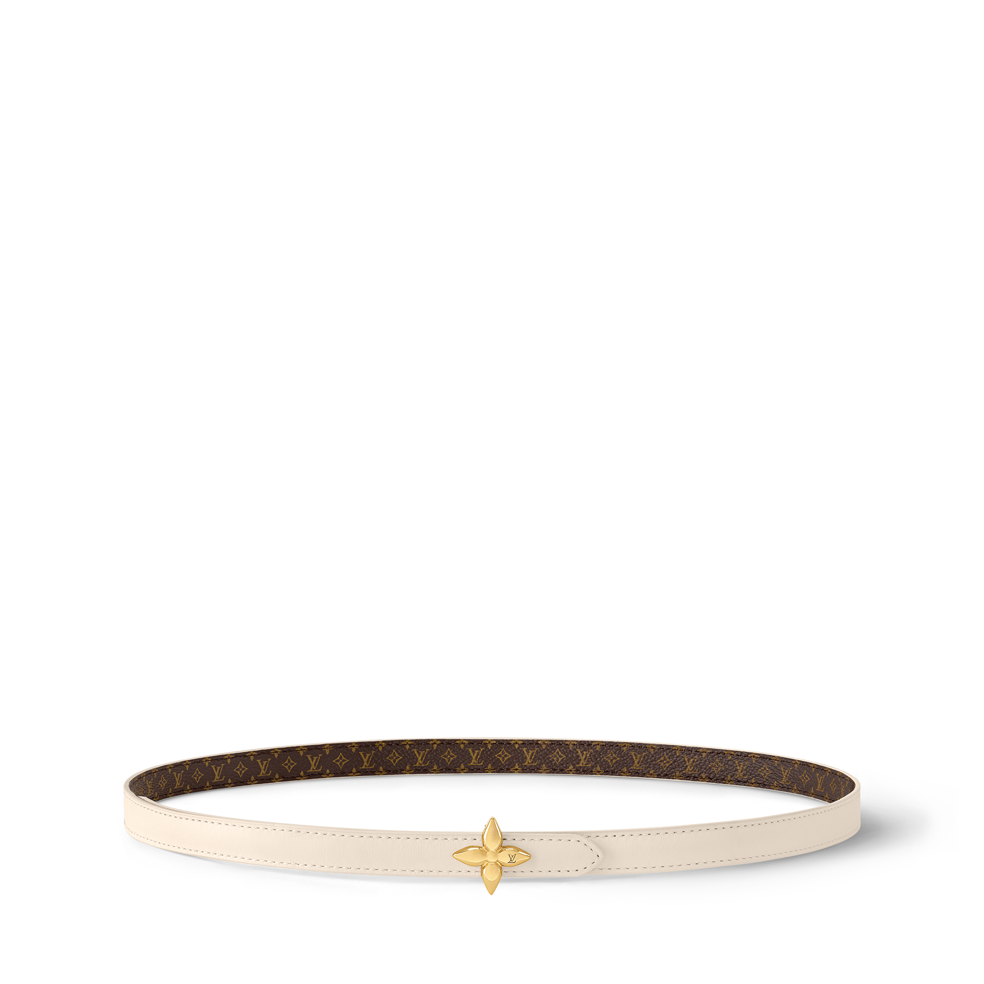 LVミニ フラワーグラム15MMリバーシブル ベルト・LV ミニ フラワーグラム 15MM リバーシブル ｜ルイ